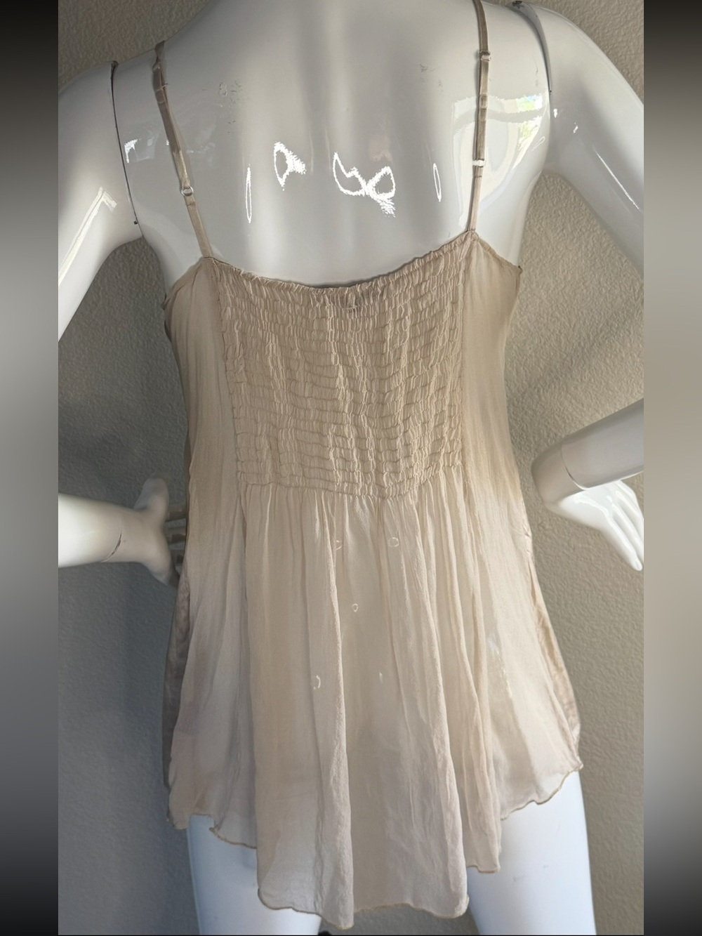 Vintage Hale Bob 100% Silk Bohemian Cami M - Picture 4 of 4